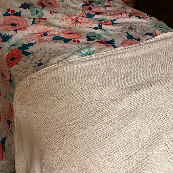 100% cotton knit blanket/throw - Picture 3 of 5